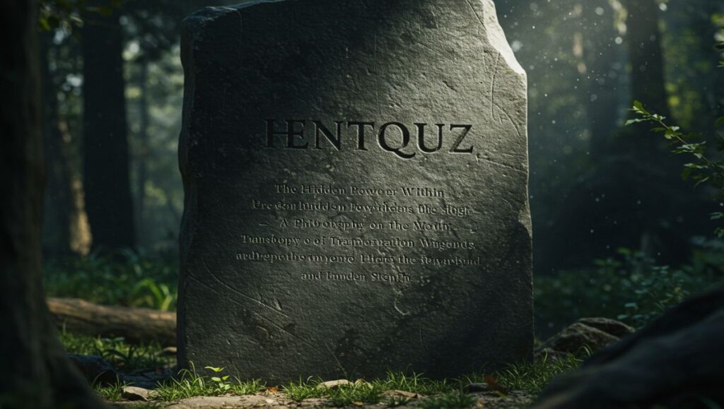 Hentquz: The Hidden Power Within – A Philosophy of Transformation and Inner Strength